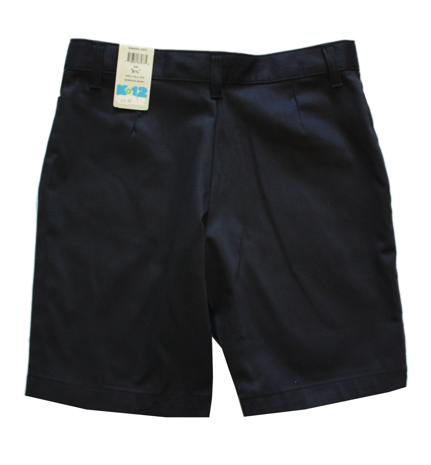 K12 Gear Girl’s Stretch Bermuda Short  - Navy